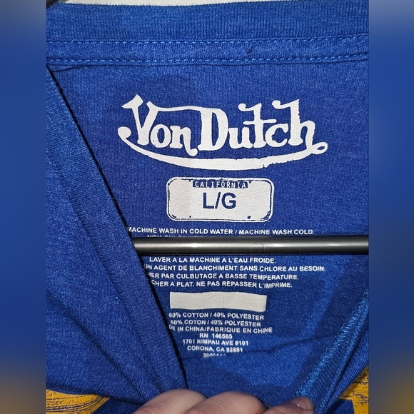 Vintage Y2K Von Dutch Men's size L - Picture 3 of 4